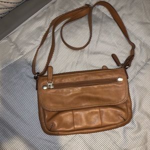 Fossil Crossbody brown leather